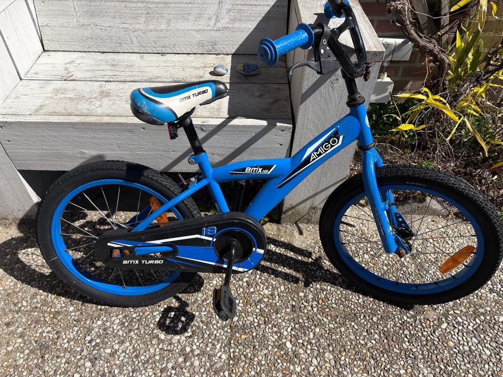 Kinder BMX Amigo, Ophalen, Terugtraprem, Amigo BMX, 16 tot 20 inch