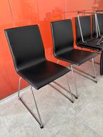 6 x zwarte stoelen Volfgang Ikea, Huis en Inrichting, Ophalen, Zo goed als nieuw, Zwart, Vijf, Zes of meer stoelen