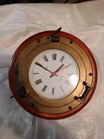 Patrijspoort messing met klok, Ophalen, Wandkapstok, Minder dan 100 cm