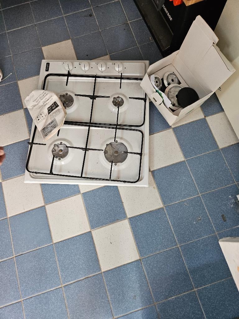 inbouw gaskookplaat, Witgoed en Apparatuur, Kookplaten, Ophalen, Nieuw, 4 kookzones, Inbouw