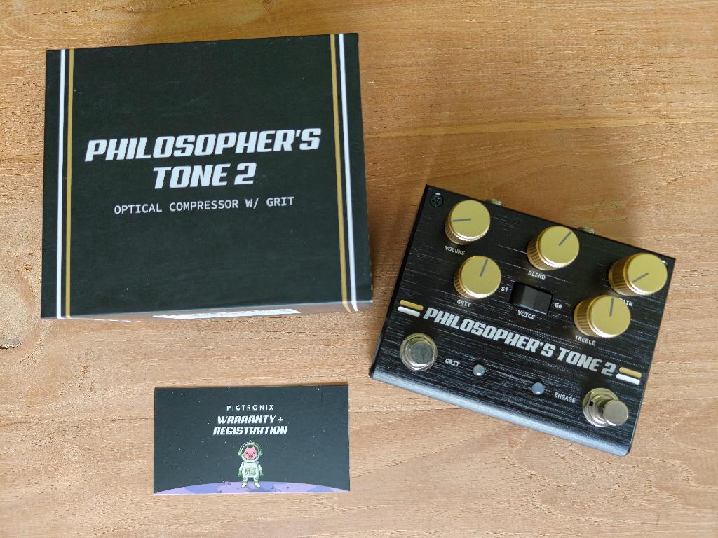 Pigtronix Philosopher's Tone 2, Ophalen of Verzenden, Zo goed als nieuw, Distortion, Overdrive of Fuzz