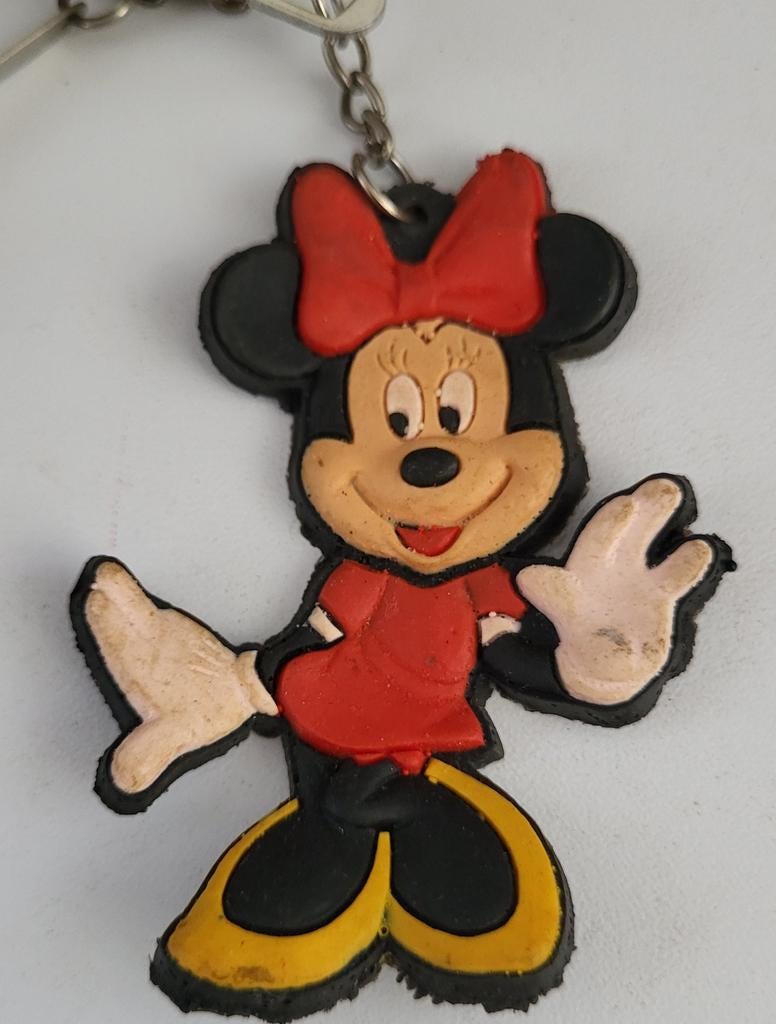 Vintage Minnie Mouse Sleutelhanger - Disney Collectible, Ophalen of Verzenden, Gebruikt, Knuffel of Figuurtje