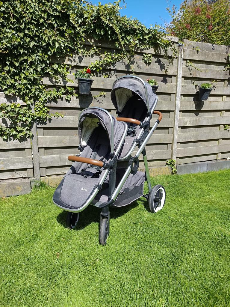 Qtus duowagen Duo kinderwagen, Gebruikt, Duowagen, Ophalen, Kinderwagen