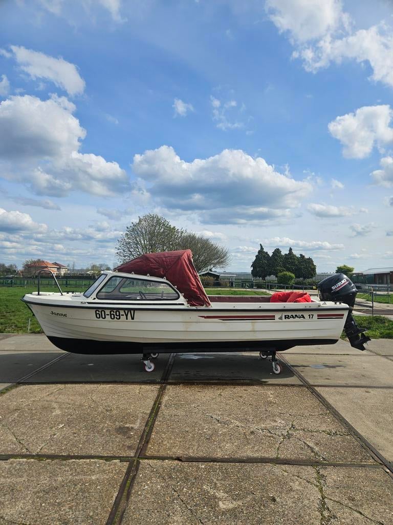 Rana 17 consoleboot met 30PK Suzuki motor (2019), Gebruikt, Ophalen of Verzenden, 30 tot 50 pk, Snelvarend