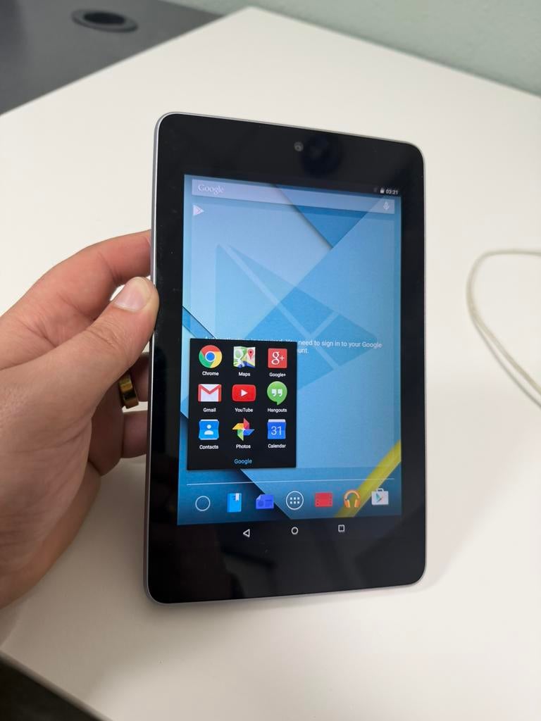 Google Nexus 7 Tablet 32GB Werkend Met Oplaadkabel - Android, 32 GB, Gps, Ophalen of Verzenden, Zo goed als nieuw