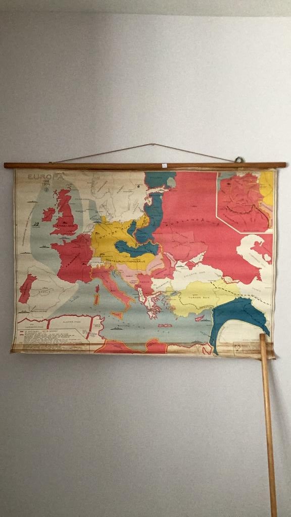 Oude schoolplaat, Antiek en Kunst, Antiek | Schoolplaten, Ophalen of Verzenden