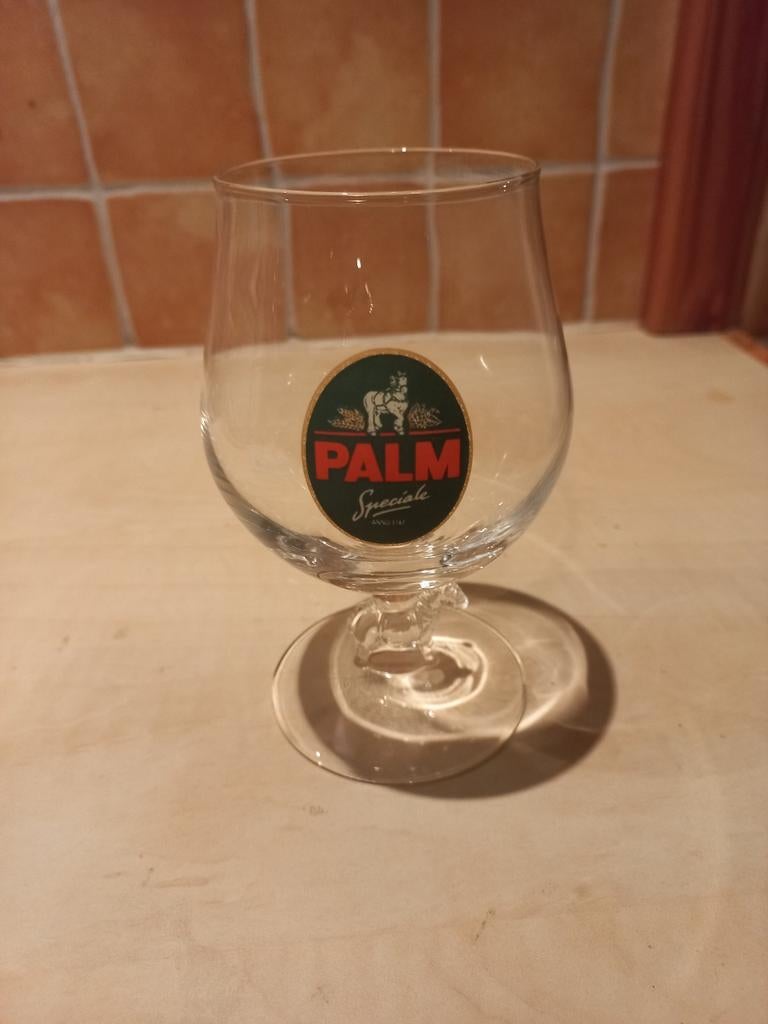 Te koop div Palm bierglazen, Ophalen of Verzenden, Zo goed als nieuw, Glas of Glazen, Palm