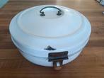 Emaille ronde broodtrommel, Antiek en Kunst, Ophalen of Verzenden