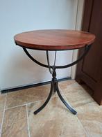 Mooie Bijzettafel - 67x50 cm, Minder dan 55 cm, Rond, Zo goed als nieuw, Ophalen