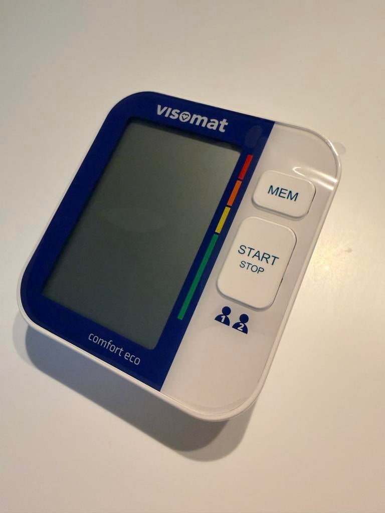 Visomat Comfort Eco bovenarm bloeddrukmeter - z.g.a.n., Ophalen of Verzenden, Zo goed als nieuw, Overige typen