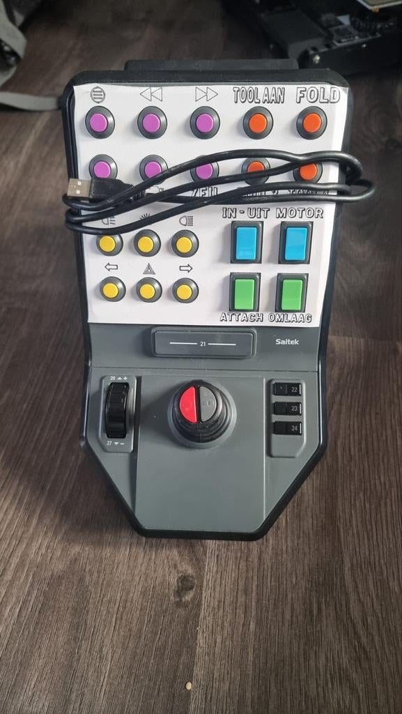 Saitek Side Panel Control Deck - Farming Simulator, 1 speler, Ophalen, Simulatie, Vanaf 3 jaar