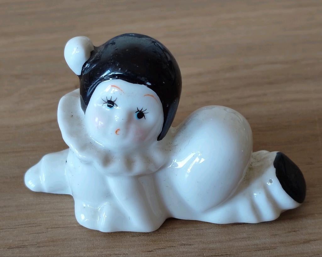 VINTAGE PIERROT BEELDJE, Verzamelen, Verzenden, Zo goed als nieuw, Mens