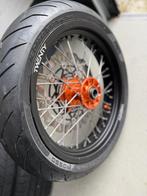 Velgenset 17 inch Supermotard met banden, Ophalen, Gebruikt