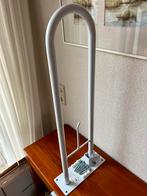Toiletbeugel opklapbaar 76 cm met toiletrolhouder, Ophalen of Verzenden, Zo goed als nieuw, Wit, Overige typen