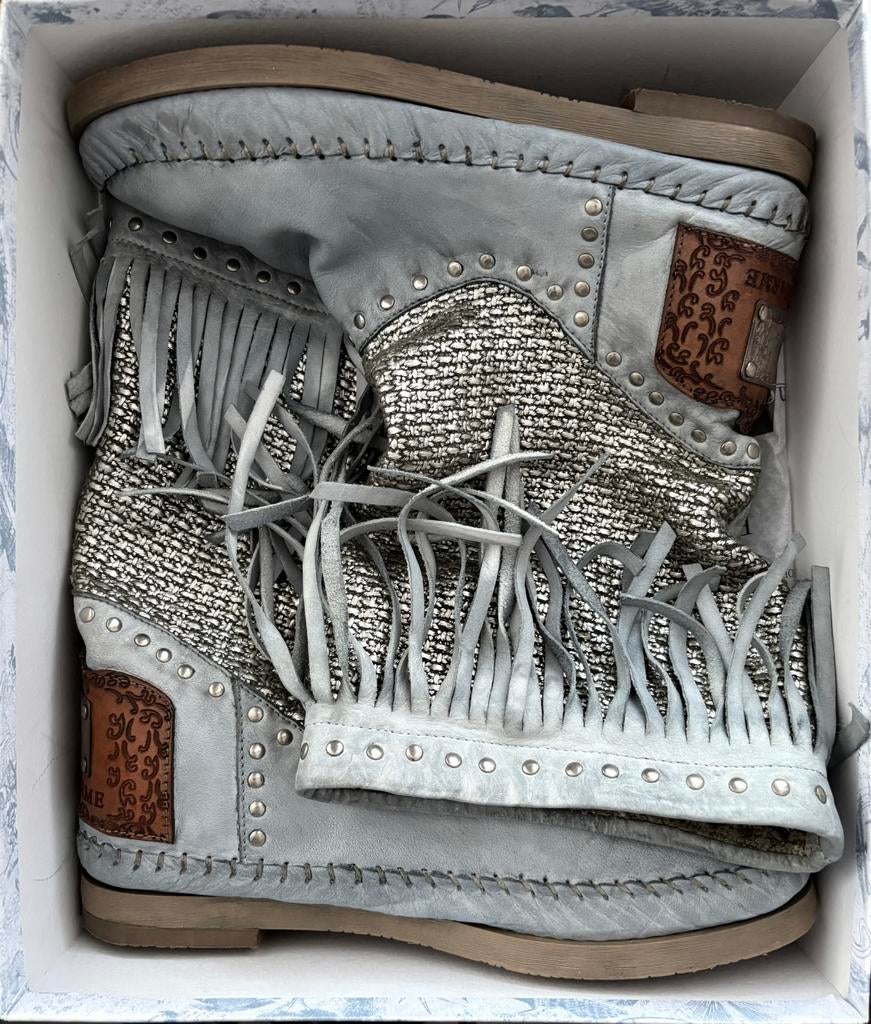 Karma of Charme laarzen - 42, Overige kleuren, Lage of Enkellaarzen, Ophalen of Verzenden, Zo goed als nieuw