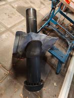Dakdoorvoer ventilatiepijp 150mm met loodslab, Ophalen, Gebruikt, Minder dan 2 meter, 80 mm of meer