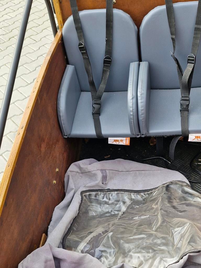 Bakfiets, Ophalen, Gebruikt, 2 kinderen, Huif