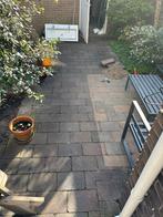 Gratis terras tegels ongeveer 270 stuks 30x20x6, Tuin en Terras, Tegels en Klinkers, Ophalen, Gebruikt, 5 tot 10 m², Beton