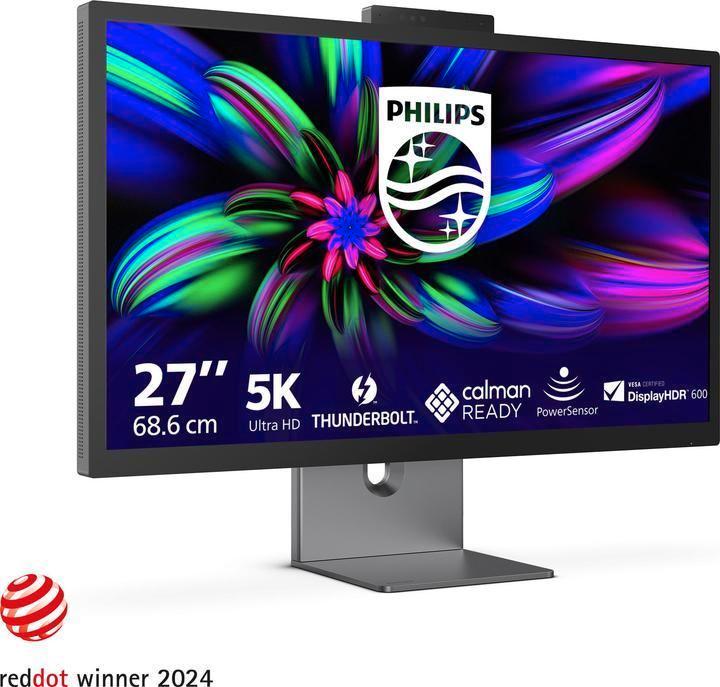 Philips 27E3U7903 - 27 inch 5K Monitor (Thunderbolt 4), Computers en Software, Monitoren, Refurbished, 61 t/m 100 Hz, HDMI, Thunderbolt
