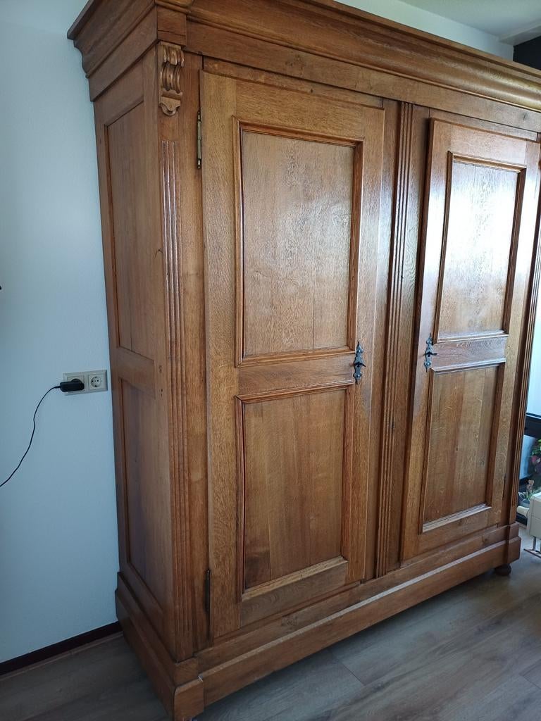 Antieke Eiken Broodkast - Ruime Opbergkast, Antiek en Kunst, Antiek | Meubels | Kasten, Ophalen of Verzenden