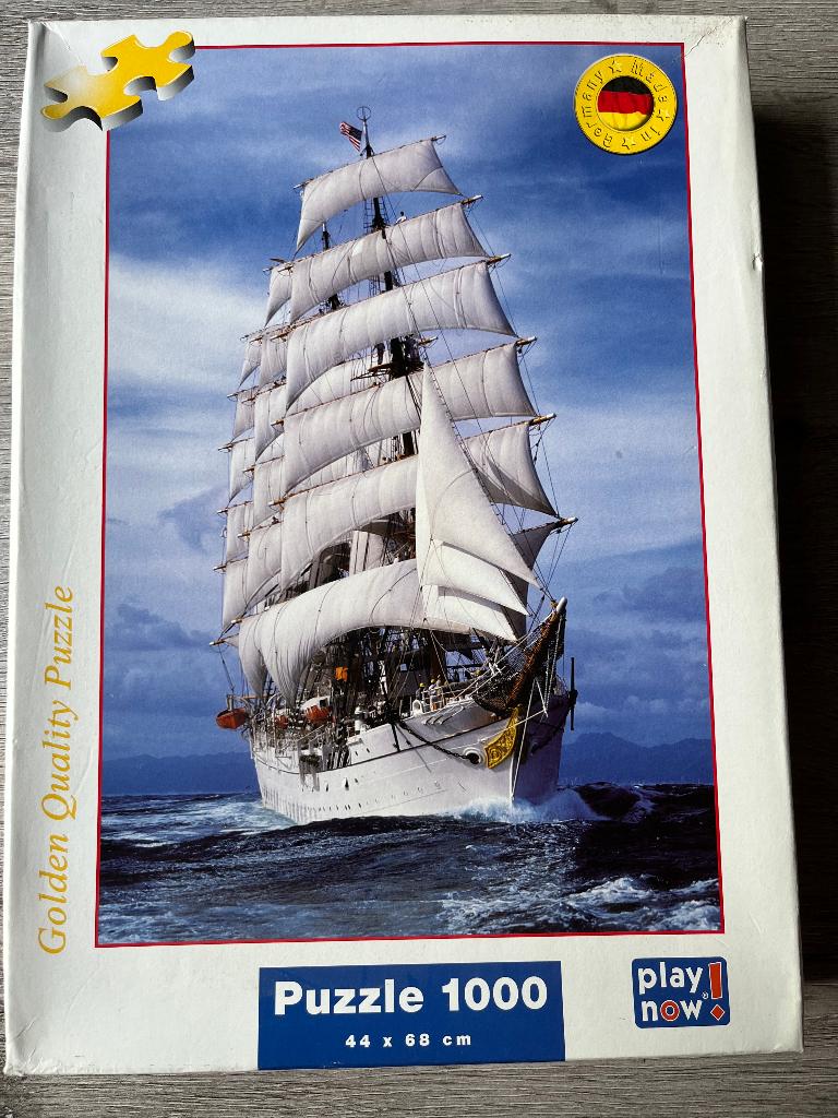 Puzzel Play now Grand voilier, Ophalen of Verzenden, 500 t/m 1500 stukjes, Gebruikt, Legpuzzel