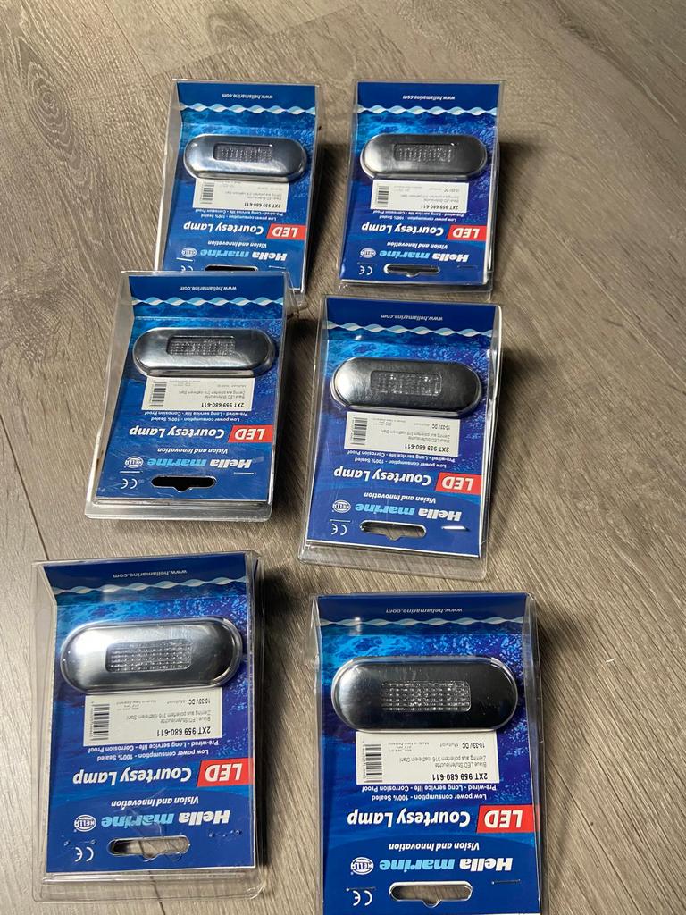 Inbouw spotjes wanden RVS nieuw, Ophalen, Nieuw