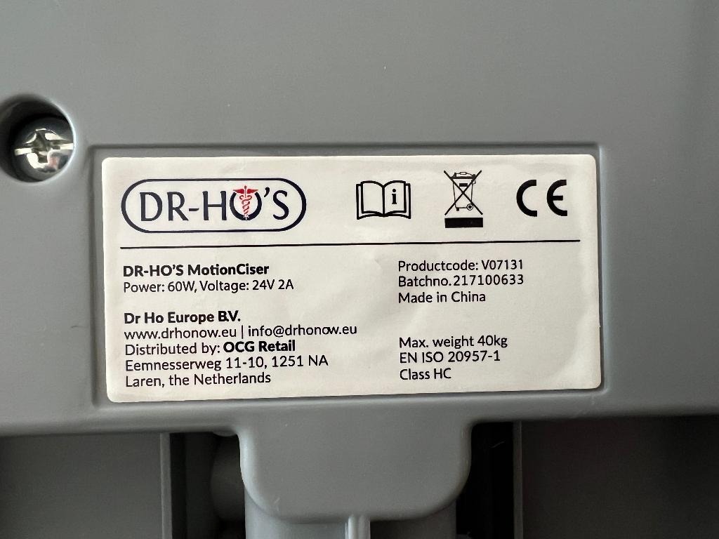 DR-HO’S MotionCiser, Ophalen, Gebruikt, Benen, Overige typen
