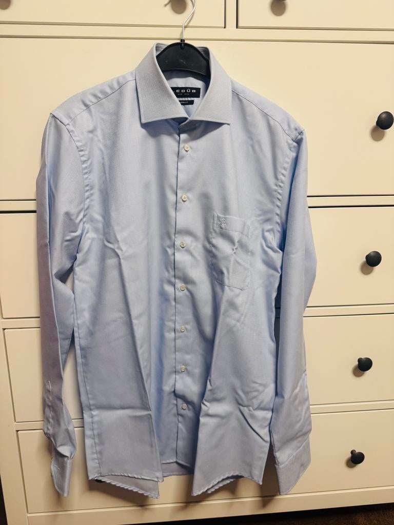 Ledub nieuw lichtblauw heren overhemd maat 40, Kleding | Heren, Overhemden, Verzenden, Nieuw, Blauw, Halswijdte 39/40 (M)