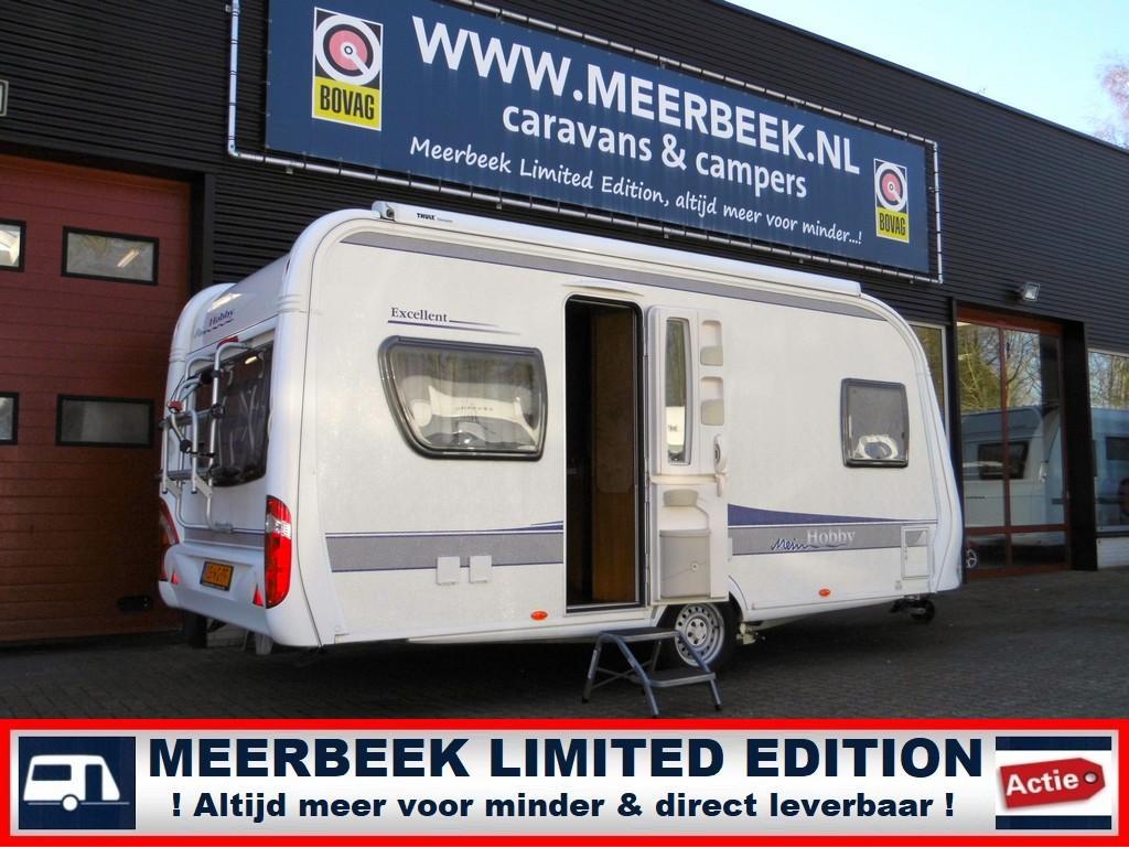 Hobby Excellent 460 UFE +MOVER +THULE LUIFEL +FIETSREK!, Caravans en Kamperen, Rondzit, Hobby, Overige typen, Schokbreker