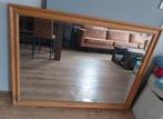 Blank eiken spiegel, Ophalen, Zo goed als nieuw, Rechthoekig, Minder dan 100 cm