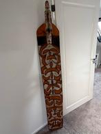 Authentiek Asmat schild uit Papua - 170cm, Antiek en Kunst, Ophalen