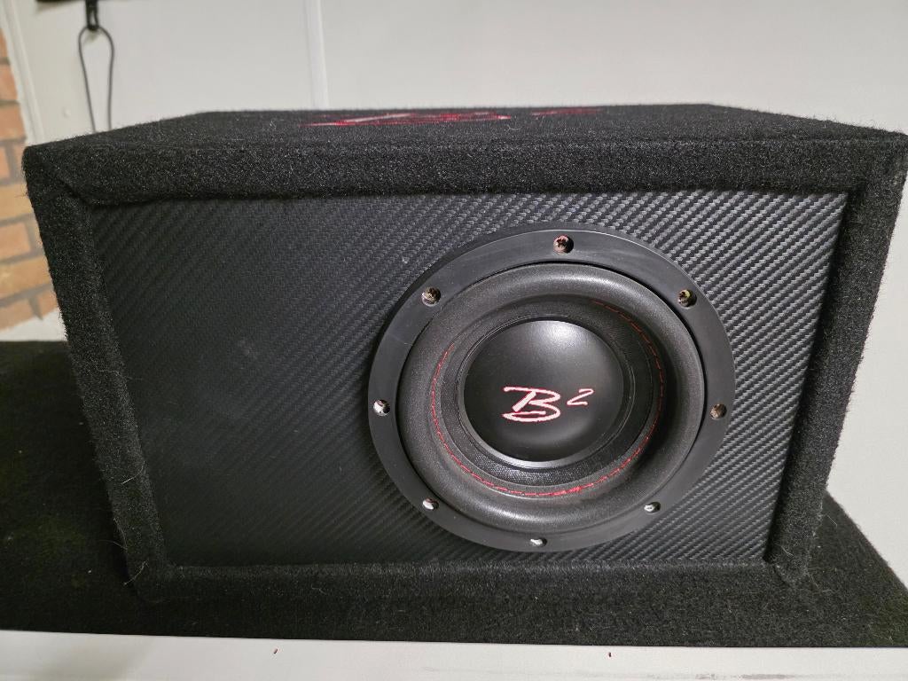 B2 audio 6 inch subwoofer in kist, Ophalen, Nieuw