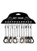 Grote opvallende handboeien sleutelhanger (13,5 cm), Ophalen of Verzenden, Nieuw, Overige typen