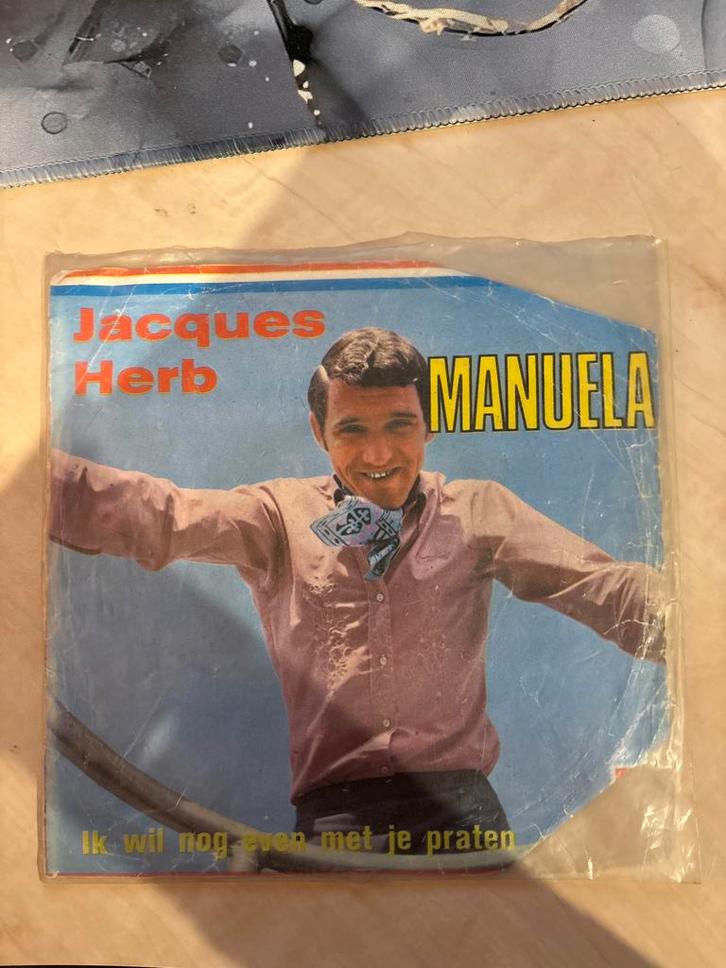 Jacques Herb - Manuela / Ik wil nog even met je praten, Cd's en Dvd's, Vinyl Singles