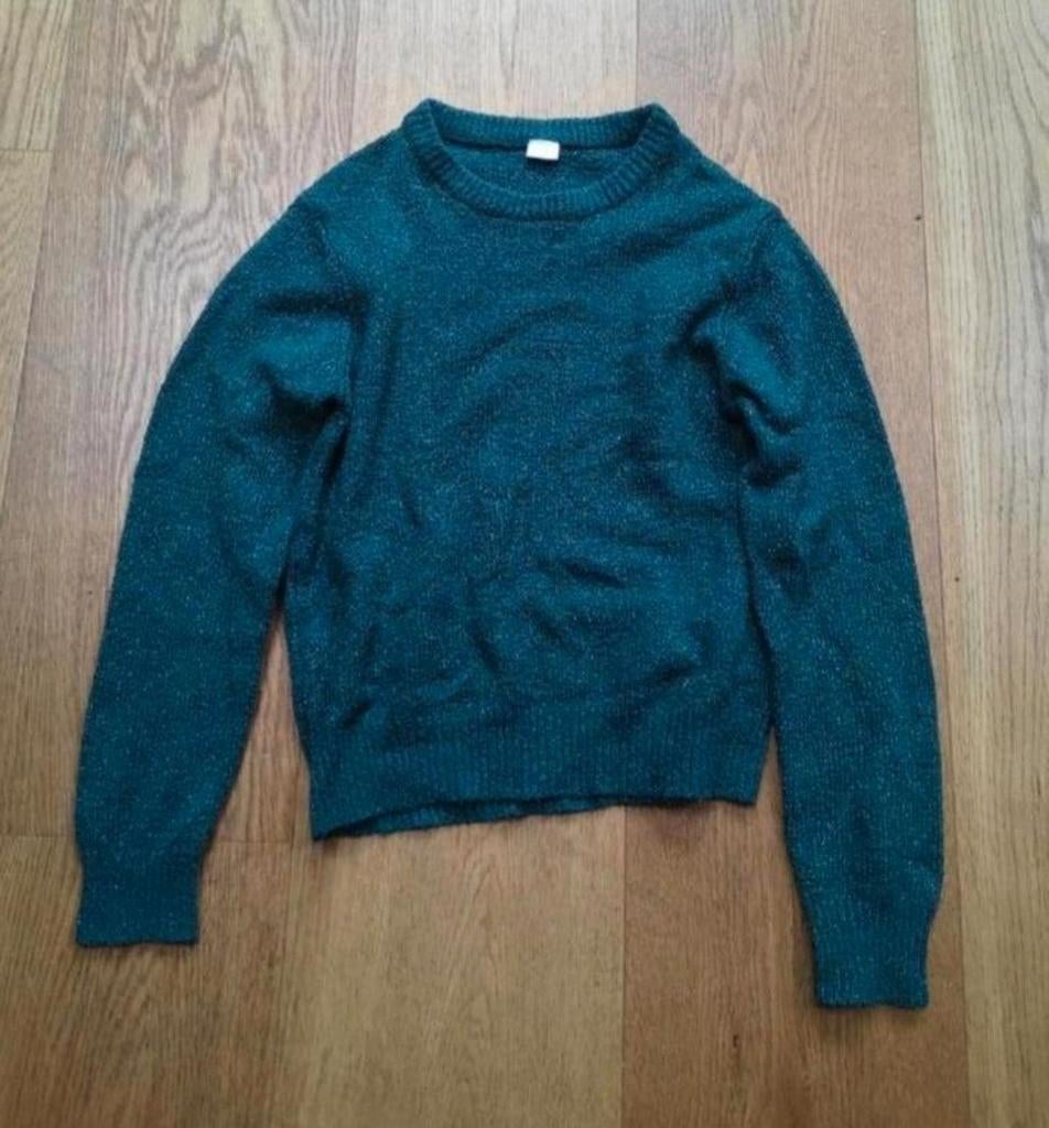 Glittertrui maat 134-140, Kinderen en Baby's, Kinderkleding | Maat 134, Ophalen of Verzenden, Zo goed als nieuw, Meisje, Trui of Vest