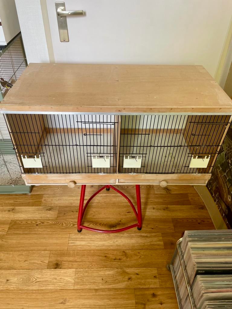 Broedkooi,kweekkooi met tussenschot, Ophalen, Gebruikt, Hout, Broedkooi of Kweekkooi