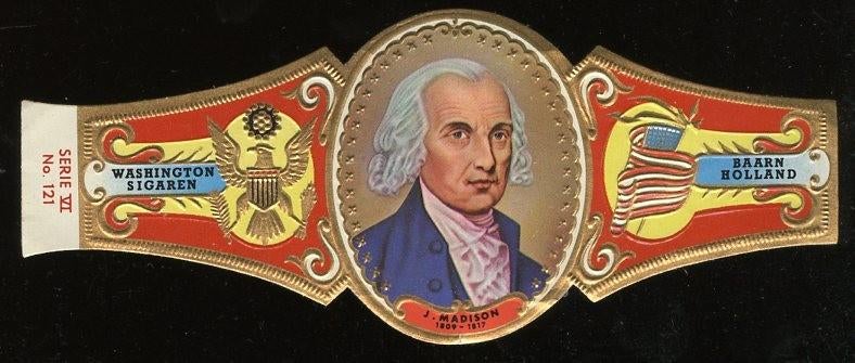Grote sigarenband J. Madison (VK-45), Ophalen, Zo goed als nieuw, Sigarenbandjes