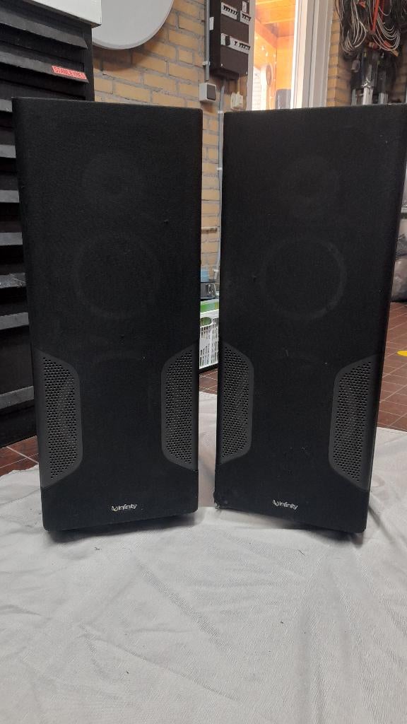 Infinity luidsprekers, Audio, Tv en Foto, Luidsprekers, Gebruikt, 120 watt of meer, Front, Rear of Stereo speakers, Ophalen
