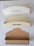 3 vintage geëmailleerde/ metalen kammenbakjes., Ophalen of Verzenden, Huis en Inrichting