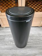 # Brabantia touch bin 30 liter afvalemmer zwart - prullenbak, Ophalen, Gebruikt, 50 tot 75 cm, 40 liter of meer