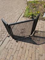 Haardscherm / vonkenscherm met hartdecoratie, Ophalen of Verzenden, Gebruikt, Overige soorten