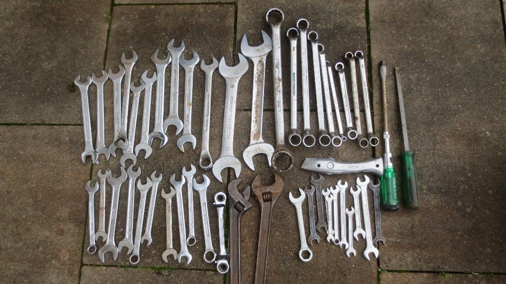 steek - ringsleutels - baco,s 40 stuks, Ophalen, Gebruikt