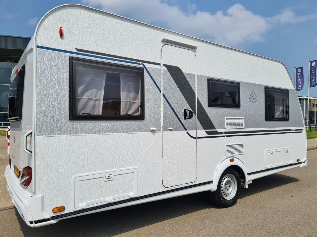 Knaus Sport 460 EU Mover!, Caravans en Kamperen, Schokbreker, Bedrijf, Treinzit, 5 tot 6 meter