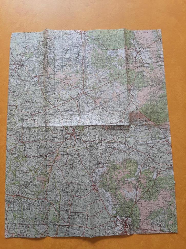 plattegrond Mobilisatie 1939, Barneveld Harskamp Ede stempel, Verzamelen, Militaria | Tweede Wereldoorlog, Landmacht, Overige typen