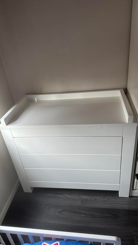 Commode Alaska Babypark hoogglans wit, Gebruikt, 50 tot 70 cm, Ophalen of Verzenden, 75 tot 100 cm