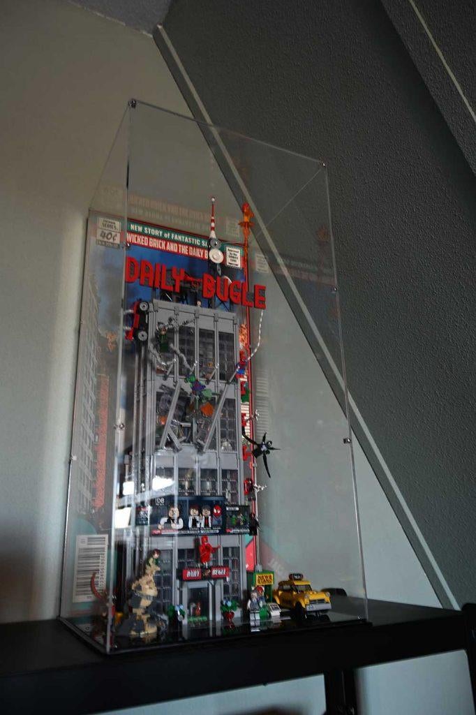 Lego 76178 Daily Bugle - in Wicked Brick display case, Ophalen, Marvel, Lego, Zo goed als nieuw