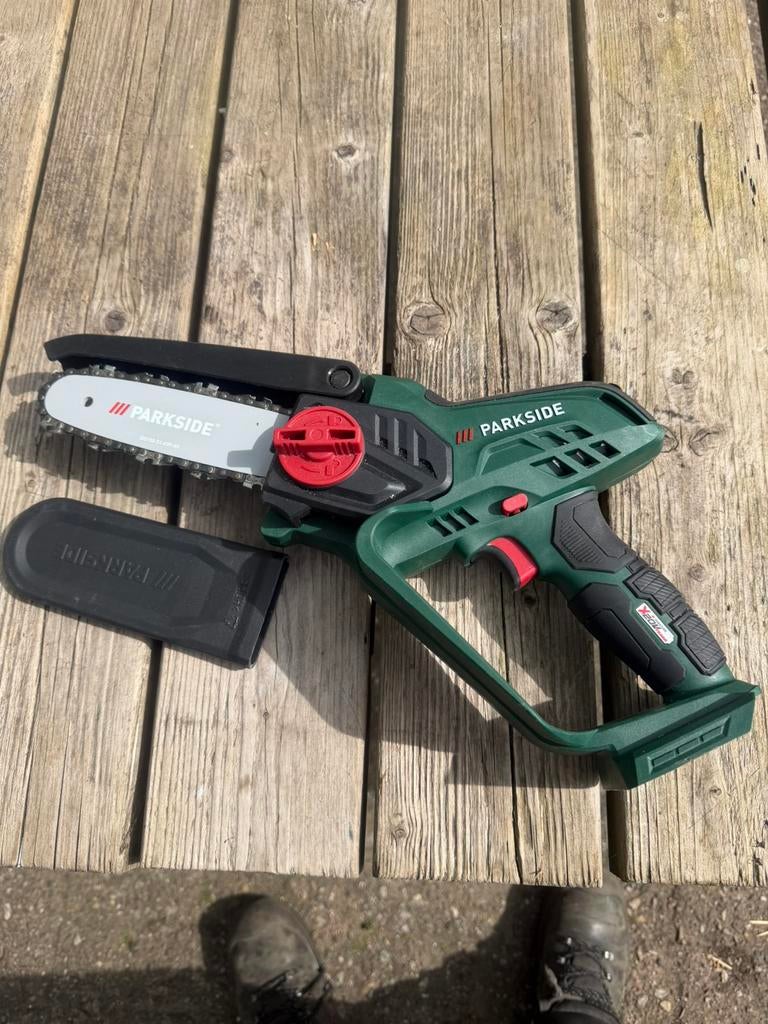 Parkside kettingzaag nieuw, Kettingzaag, Ophalen of Verzenden, Zo goed als nieuw, 30 tot 70 mm
