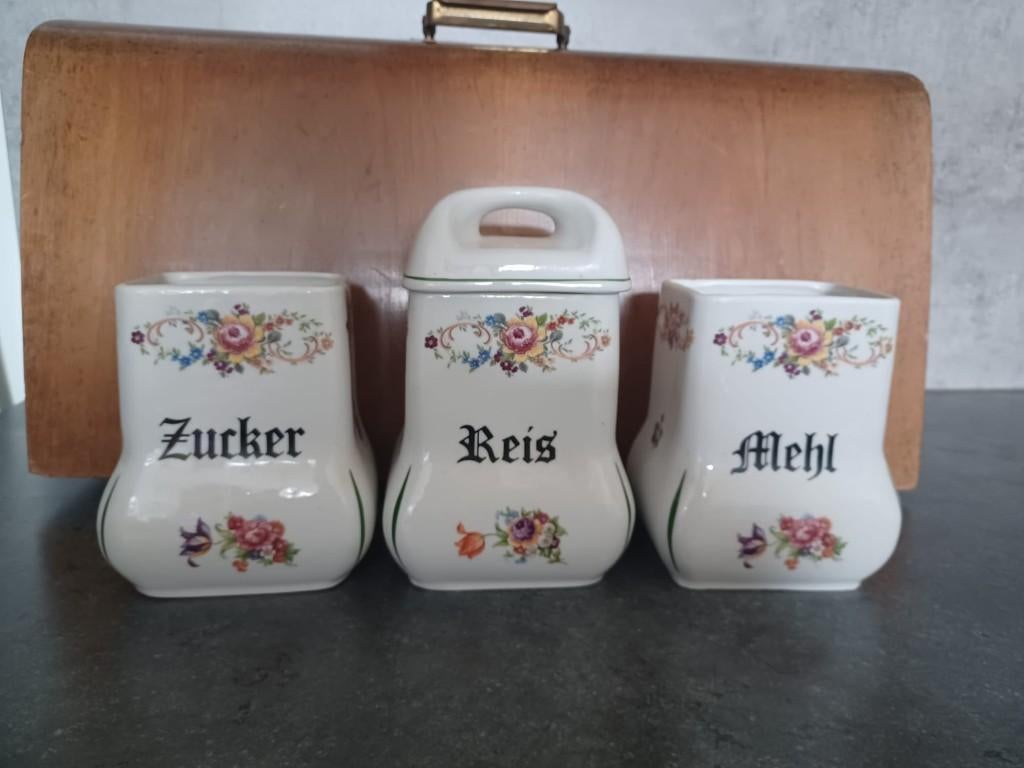 Kruidenpotjes  porselein, Ophalen, Gebruikt, 200 cm of meer, Minder dan 25 cm