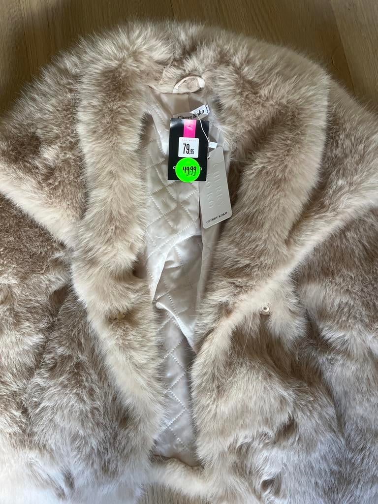 Cherry Koko jas, Verzenden, Nieuw, Beige