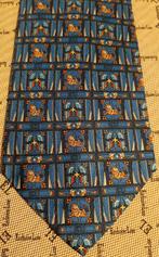 ING Bank stropdas met sierlijke leeuwen blauw, Ophalen of Verzenden, Nieuw, Gebruiksvoorwerp